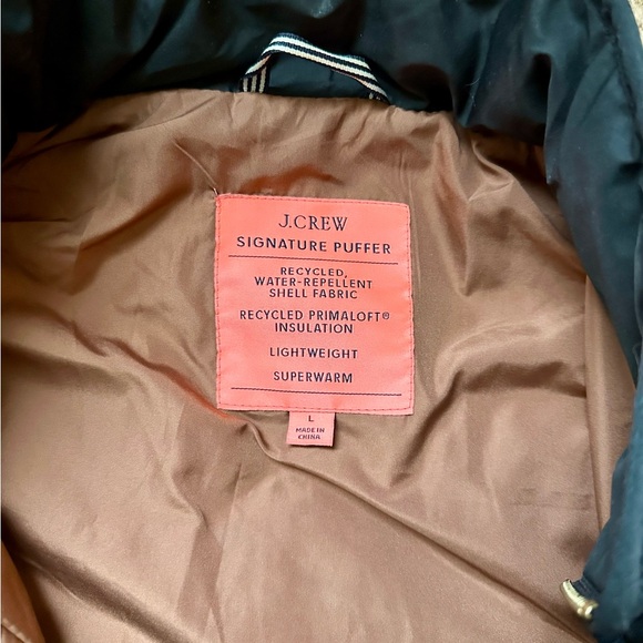 J. Crew Women’s Signature Puffer Vest Large - Picture 2 of 2